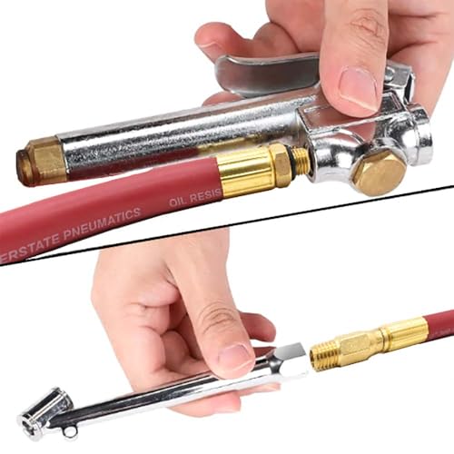 Interstate Pneumatics TW100 12 Inch Red Hose Whip for Inflator - Image 5