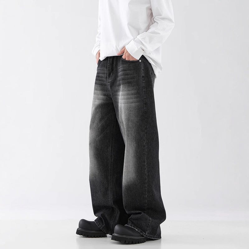 Unisex Classic Denim Jeans Loose Fit Daily Outdoor Wear - Image 5