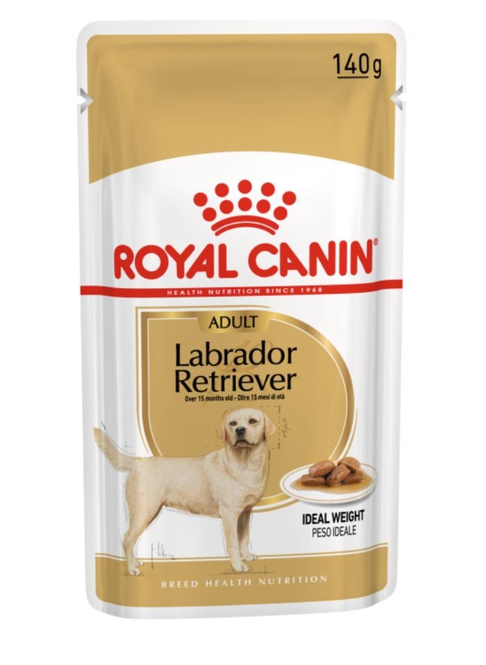 ROYAL CANIN Breed Health Nutrition Labrador (Wet Food - Pouches) 10 x 140g - Image 1