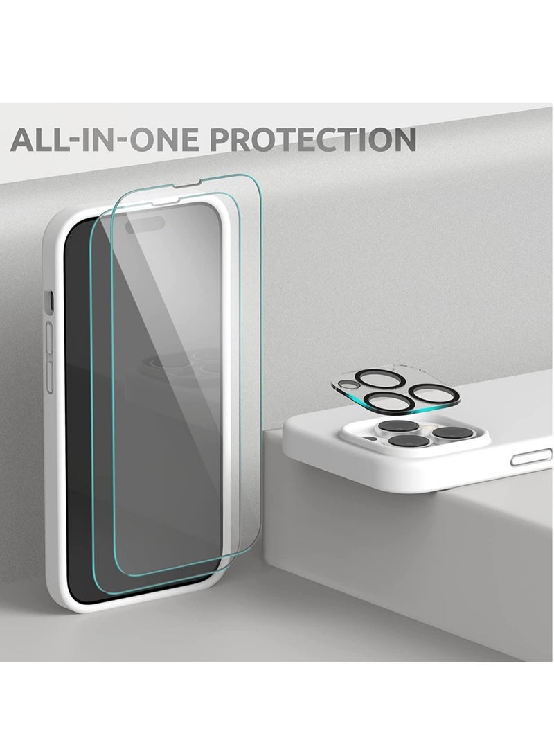 ELTRAZONE Magnetic Case Designed for iPhone 14 Pro Max Case 6.7 inch (2022), Compatible with MagSafe, Liquid Silicone Phone Case for iPhone 14 Pro Max, White - Image 5