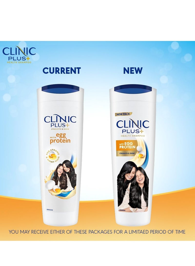 كلينيك بلس شامبو كلينيك بلس القوي السميك مع بروتين الحليب وزيت اللوز لتقوية الشعر وتقليل التقصف وزيادة كثافة الشعر 355 مل - Image 2