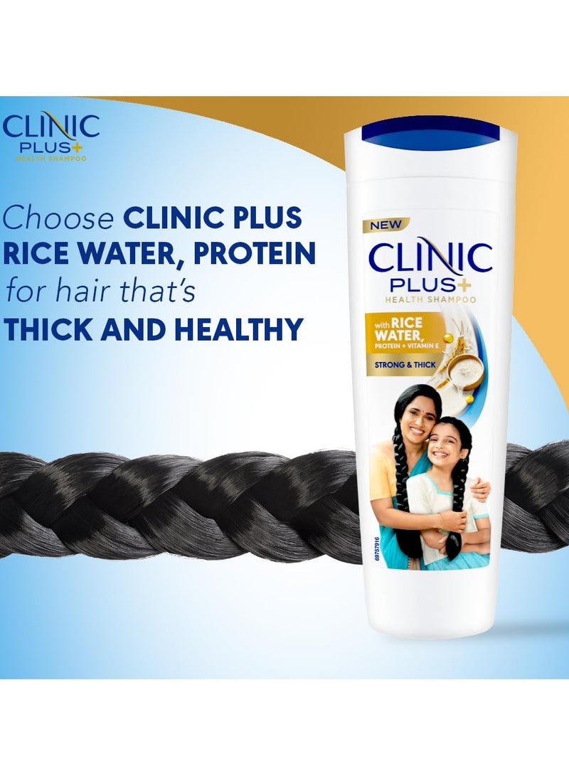 كلينيك بلس شامبو كلينيك بلس القوي السميك مع بروتين الحليب وزيت اللوز لتقوية الشعر وتقليل التقصف وزيادة كثافة الشعر 355 مل - Image 4