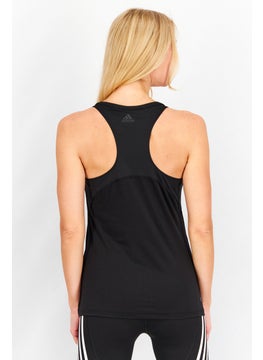 Adidas Women Sportswear Fit Sleeveless HIIT Training Tank Top, Black  - Image 2