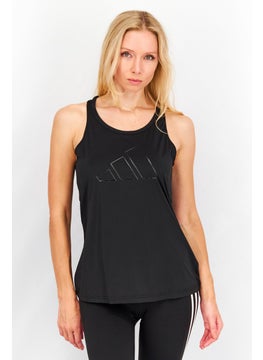 Adidas Women Sportswear Fit Sleeveless HIIT Training Tank Top, Black  - Image 1