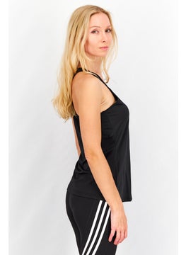 Adidas Women Sportswear Fit Sleeveless HIIT Training Tank Top, Black  - Image 4