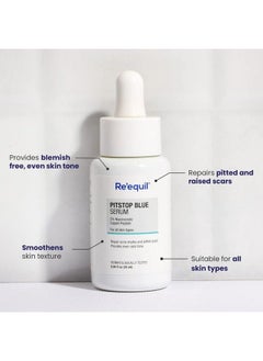 RE' EQUIL Pitstop Blue Niacinamide Serum For Acne Scars & Marks  - Image 4