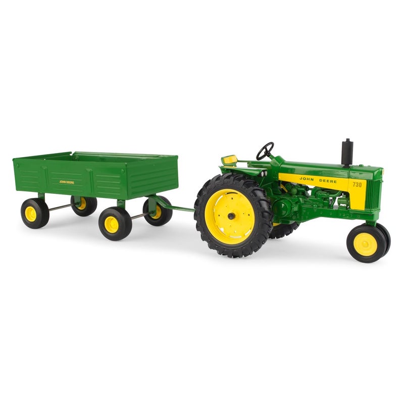 John Deere 730 Tractor with Barge Wagon 116 Scale Ages 3 - Image 3