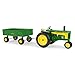 John Deere 730 Tractor with Barge Wagon 116 Scale Ages 3 - Image 2