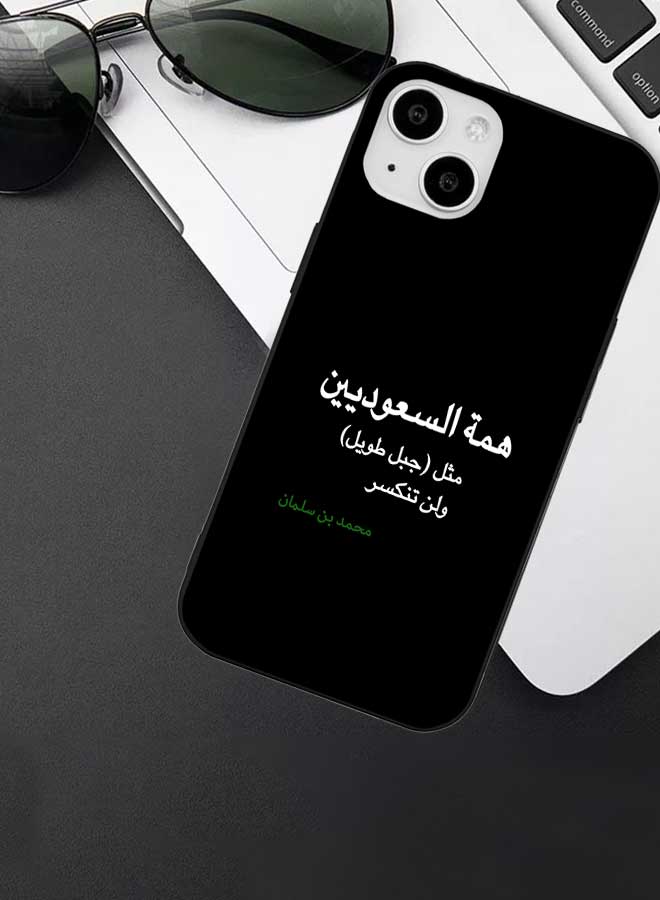 Okteq TPU Protection and Hybrid Rigid Clear Back Cover Case Saudi Determination for Apple iPhone 14  - Image 3