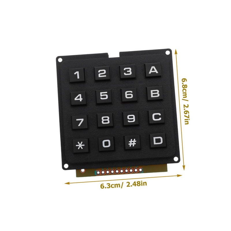 Industrial Keypad Array Module 4x4 16 Button Matrix Keyboard For Computer - Image 3