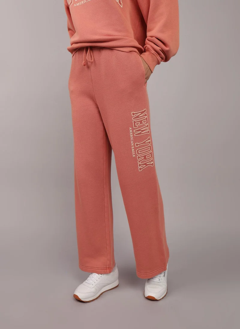 امريكان ايجل High Waist Graphic Sweatpants