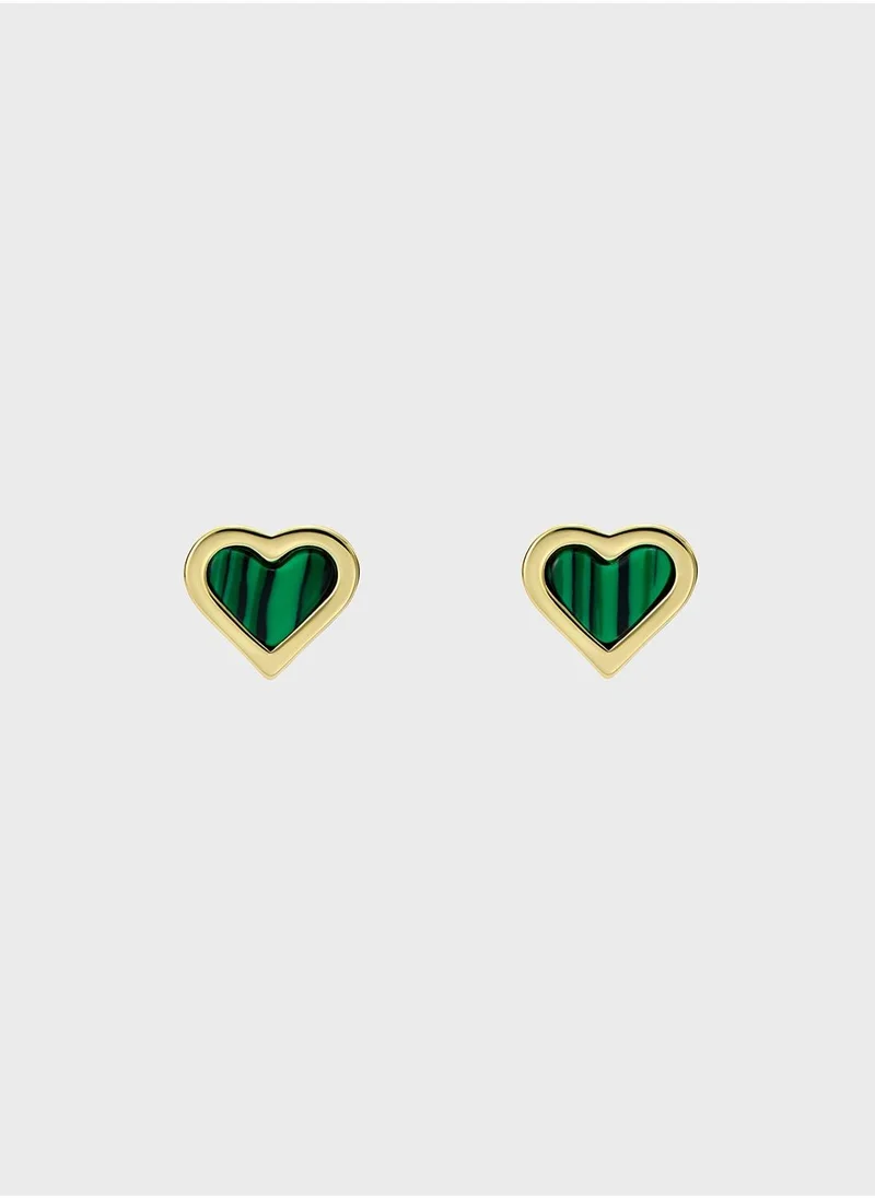 Ted Baker Heart Detail Stud Earrings