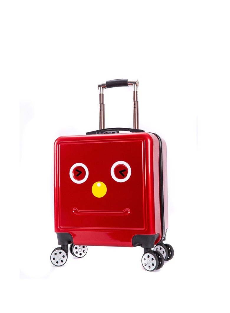 Kids Luggage Travel Suitcase Kids Carry On Luggage Hardshell Rolling Suitcase with Spinner Wheels for Boys and Girls Travel Luggage (Robot Red 20Inch) - Image 2