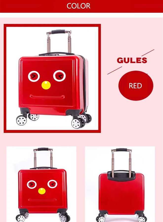 Kids Luggage Travel Suitcase Kids Carry On Luggage Hardshell Rolling Suitcase with Spinner Wheels for Boys and Girls Travel Luggage (Robot Red 20Inch) - Image 5