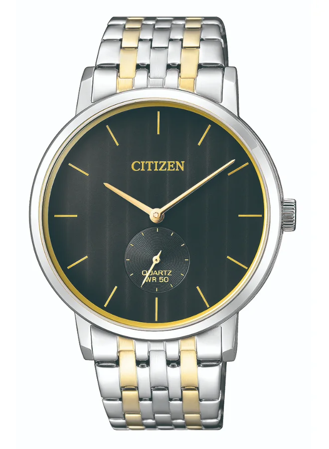 CITIZEN Men's Stainless Steel with Two-tone Gold Plating  Watch BE9174-55E - 39 mm