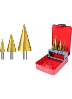 Combat 3-Piece Step Drill Bit Set Metal Box  - Image 1