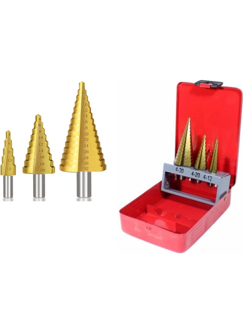 Combat - 3-Piece Step Drill Bit Set Metal Box - Image 1