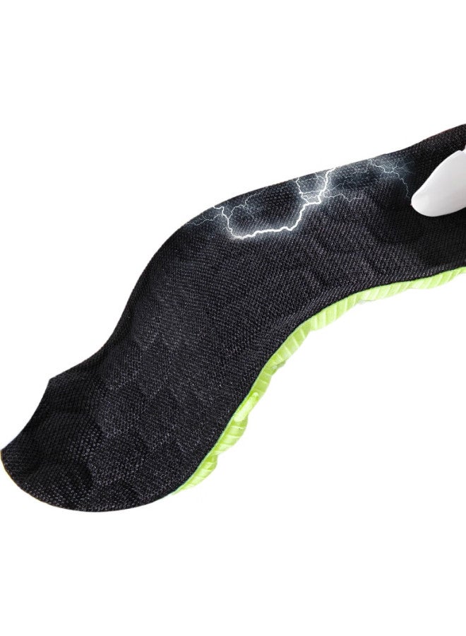 Warrior Pack Of Warrior Sports Insoles For Men, Shock Absorbing, Soft And Bouncy, Odor-Resistant, Breathable, Sweat-Absorbing, Military Training 7071 Green Black 35-36 - Image 3