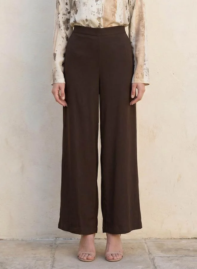 Splash FAV Basic Semi-Elastic Waist Viscose Pants