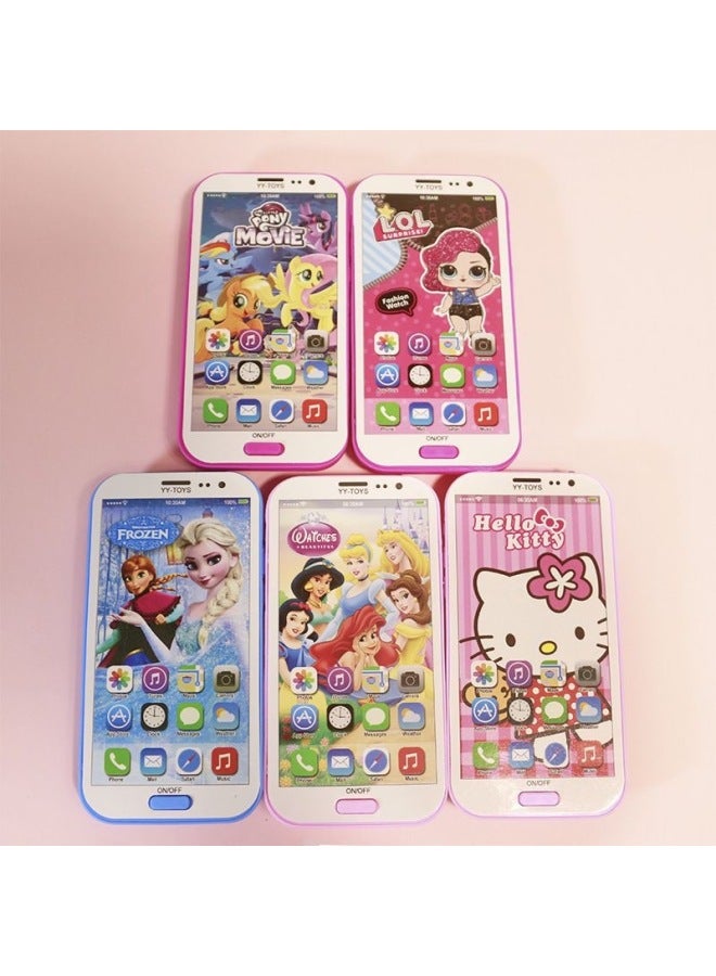 Ultraman Cartoon Music Mobile Phone Spiderman Children's Projection Watch Tiktok Internet Red Toy Electronic Watch Gift-Color:G + D (send Battery) - Image 4