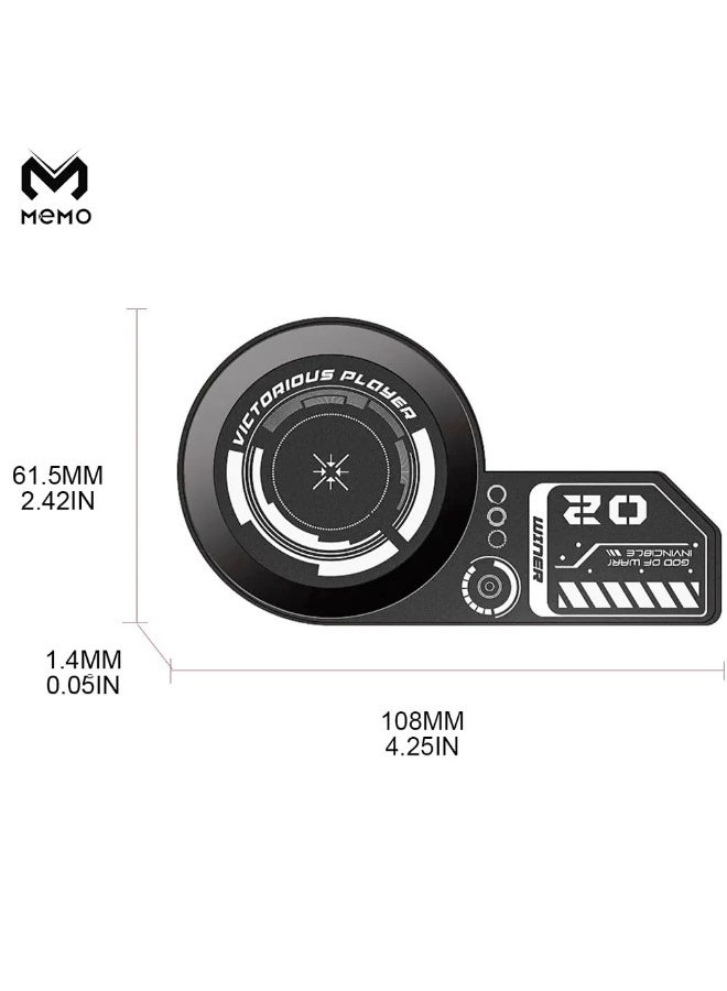 ميمو Memo VC01 Mobile Radiator Cooler Magnetic Plate Suction Cooling Composite Soaking Plate Vapor Chamber Technology Washable Mobile Phone Cooler Magnetic Sticker - Image 2