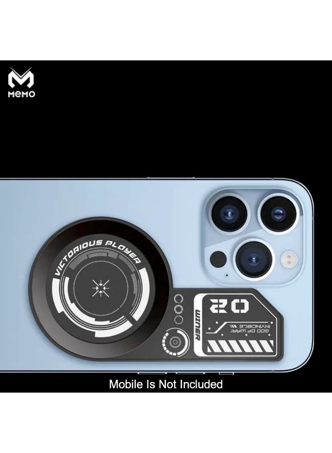 ميمو Memo VC01 Mobile Radiator Cooler Magnetic Plate Suction Cooling Composite Soaking Plate Vapor Chamber Technology Washable Mobile Phone Cooler Magnetic Sticker - Image 4
