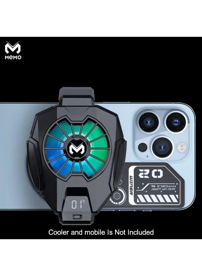 ميمو Memo VC01 Mobile Radiator Cooler Magnetic Plate Suction Cooling Composite Soaking Plate Vapor Chamber Technology Washable Mobile Phone Cooler Magnetic Sticker - Image 5
