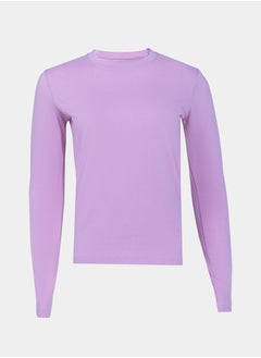 Jil LS T.SHIRT Lilac S  - Image 1