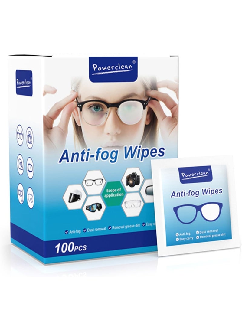 Pre-Moistened Lens Wipes - Portable Cleaning Wipes for Glasses Phones Camera Lenses Screens - 100 Count Wipes - Image 1