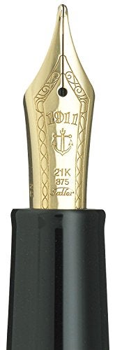 Sailor 1911 Large Black Gold Trim 21K Gold Medium Point Fountain Pen - 11-2021-420 - Image 2