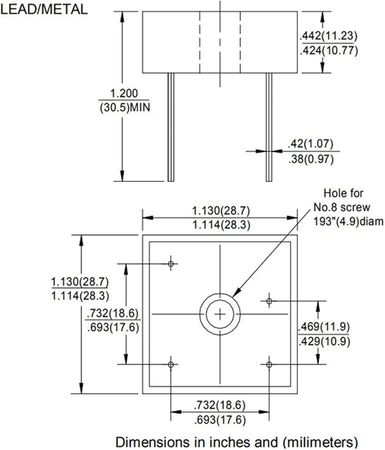 KBPC2508W Bridge Rectifier 25A 800V DIP 4 Square 10 Pcs - Image 4
