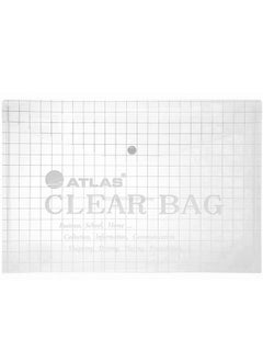 ATLAS Clear Document Bag White  - Image 1