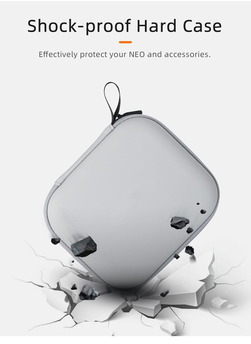 Generic - Carrying Case for DJI NEO Porable Travel Storage Bag for DJI NEO Drone Aceessories (Light Grey) - Image 1