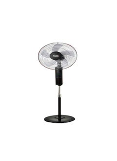 milano Milano 16" Stand Fan With Remote Ollie  Fan Wall & Stand  Electric Fans Standing Fan And Coolers With Remote Bluetooth For Homes And Office  Black  - Image 2