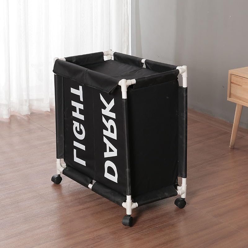 Kuber Industries Kuber Industries Laundry Basket For Clothes|Foldable Laundry Hamper|Basket For Toys, Dirty clothes, Storage "60 LTR" (Black) - Image 1