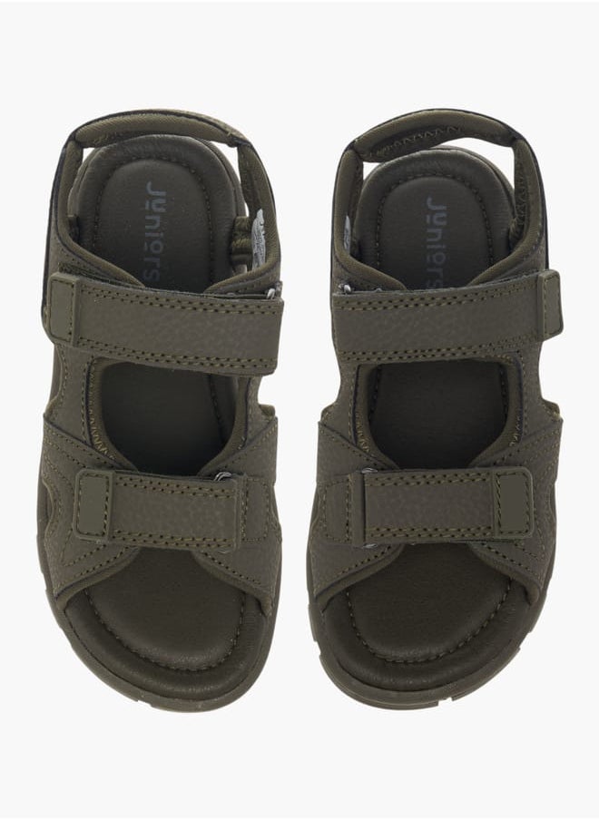 Boys Solid Sandals With Hook And Loop Closure - pzsku/Z6B108B7D0A5C604B4DD5Z/45/_/1736265285/665f734f-0162-49b1-8948-4a677185e1c6