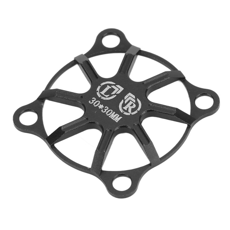 RC Cooling Fan Cover Small Aluminum Alloy Remote Control Car Electric Motor ESC Cooling Fan Cover 30x30mm Black - Image 4