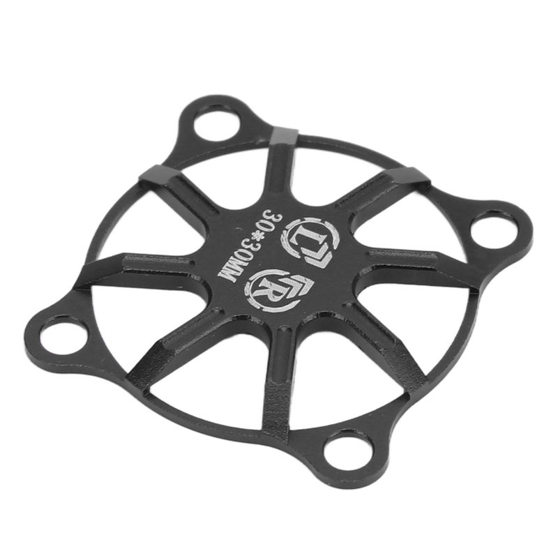RC Cooling Fan Cover Small Aluminum Alloy Remote Control Car Electric Motor ESC Cooling Fan Cover 30x30mm Black - Image 5