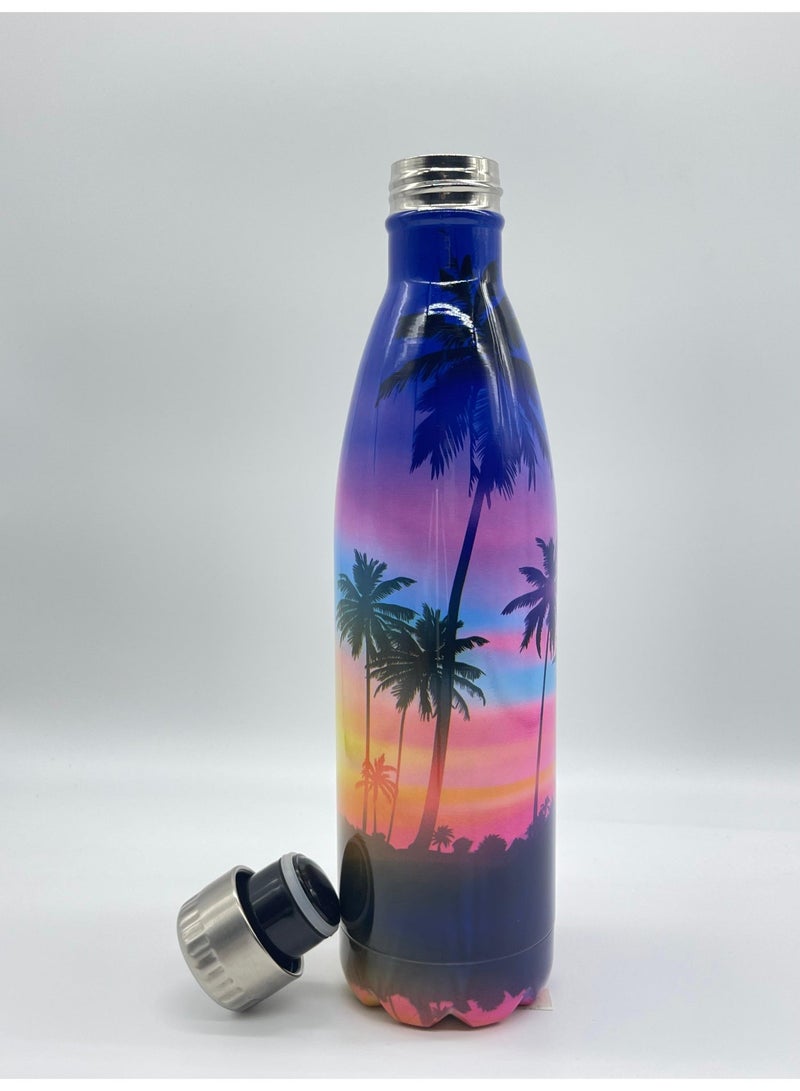 أو جي إس زجاجة مياه استانلس ستيل 750ml عازلة للبرودة 24 ساعة والحرارة 12 ساعة – أنيقة، محكمة الإغلاق وسهلة الحمل - Image 3