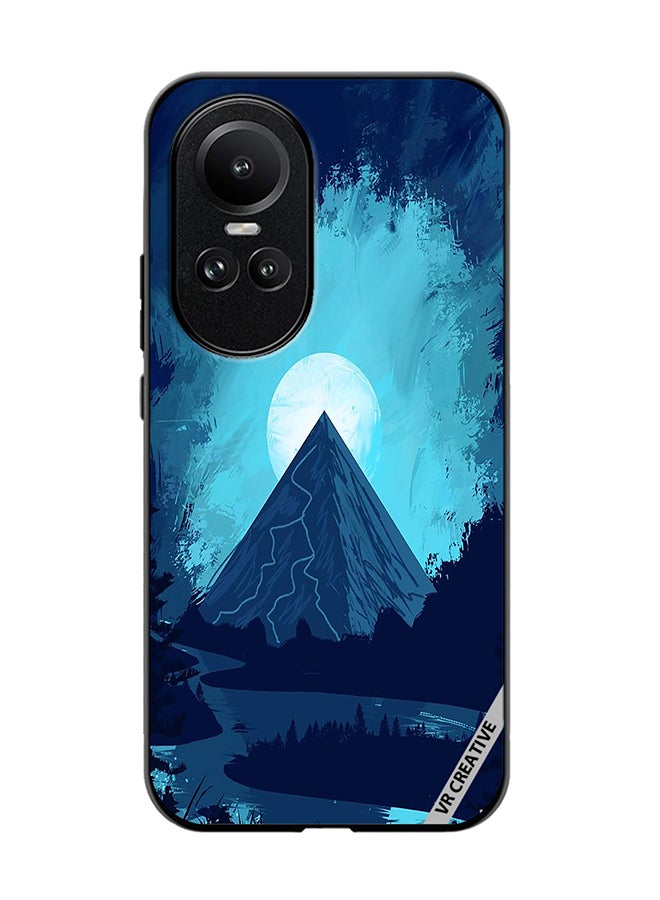 VR CREATIVE Protective Case Cover For Oppo Reno 10 Pro Mountain Design Multicolour - Image 1
