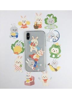 Generic 50-Piece Rabbit Stickers Cartoon Vinyl Aesthetic Sticker Laptop Stickers for Skateboard Guitar Travel Case Graffiti Sticker Door Luggage Car Bike Bicycle for Kids Teens Girls Adults  - Image 3