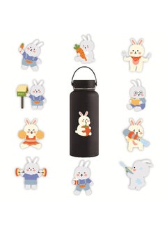 Generic 50-Piece Rabbit Stickers Cartoon Vinyl Aesthetic Sticker Laptop Stickers for Skateboard Guitar Travel Case Graffiti Sticker Door Luggage Car Bike Bicycle for Kids Teens Girls Adults  - Image 2