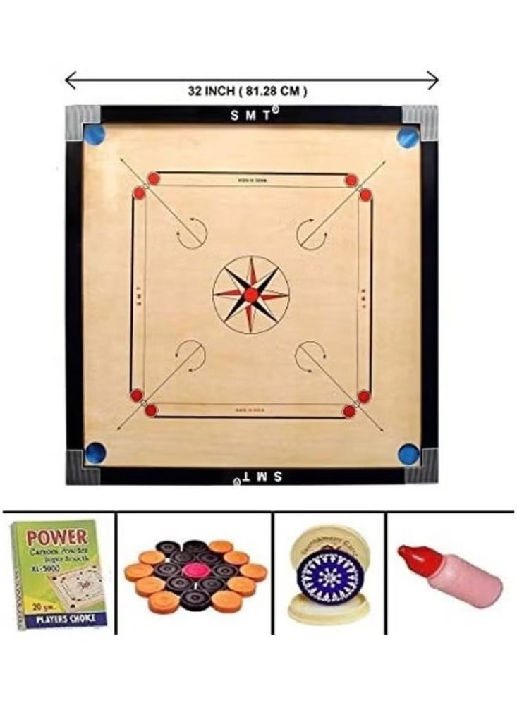 Dream Zone High Gloss Finish Carrom Board