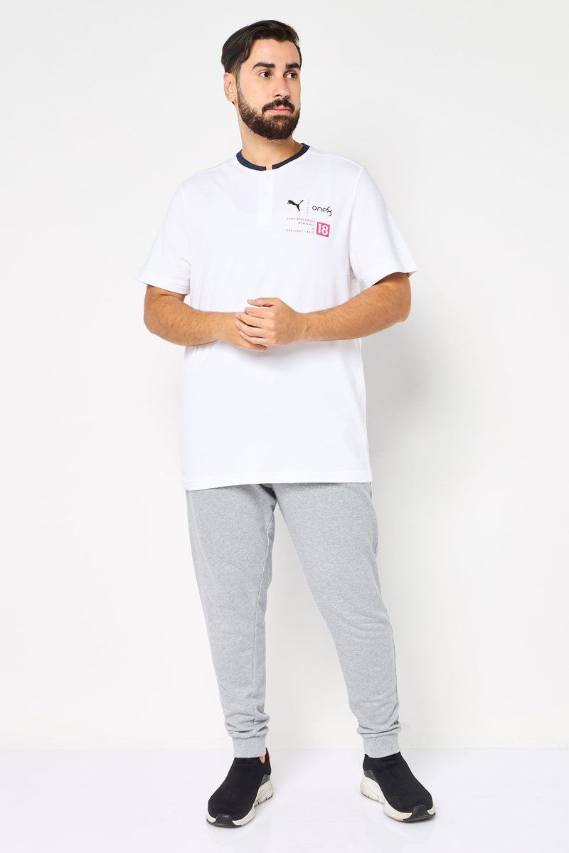 PUMA Men Slim Fit Short Sleeve Outdoor T Shirt, White - Image 2