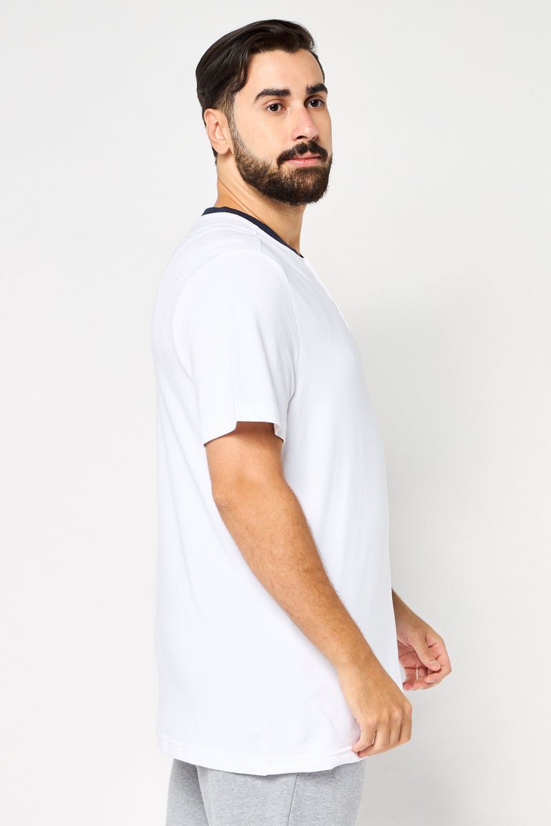 PUMA Men Slim Fit Short Sleeve Outdoor T Shirt, White - Image 3