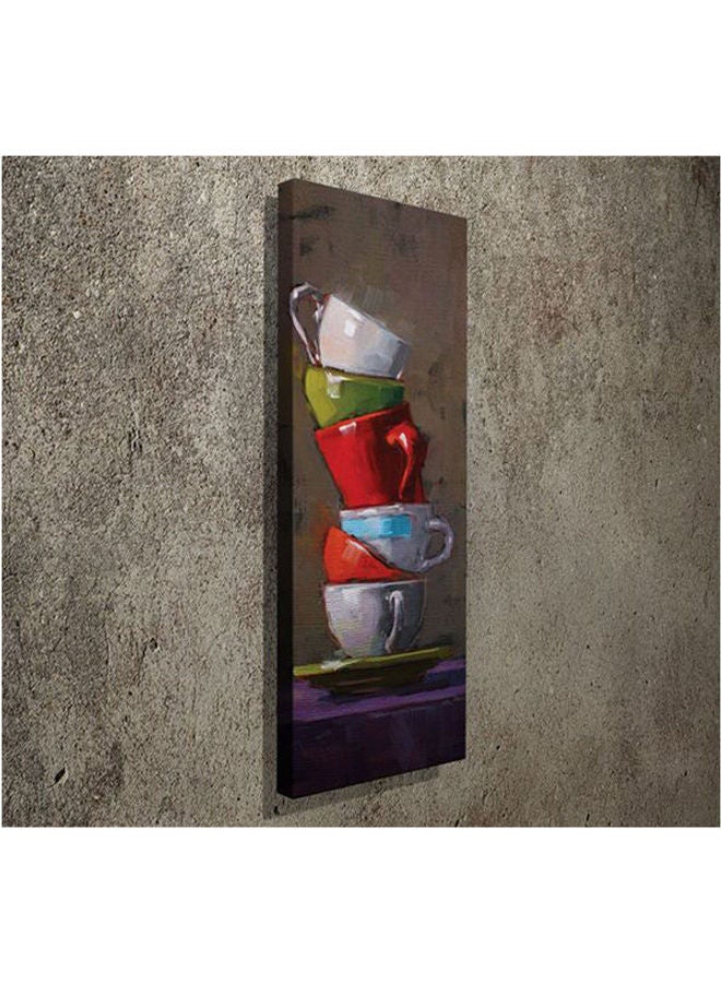 SYMPHONY Wallity Whale Pc086 Decorative Painting On Canvas Xxl Wood Multicolour - Image 1