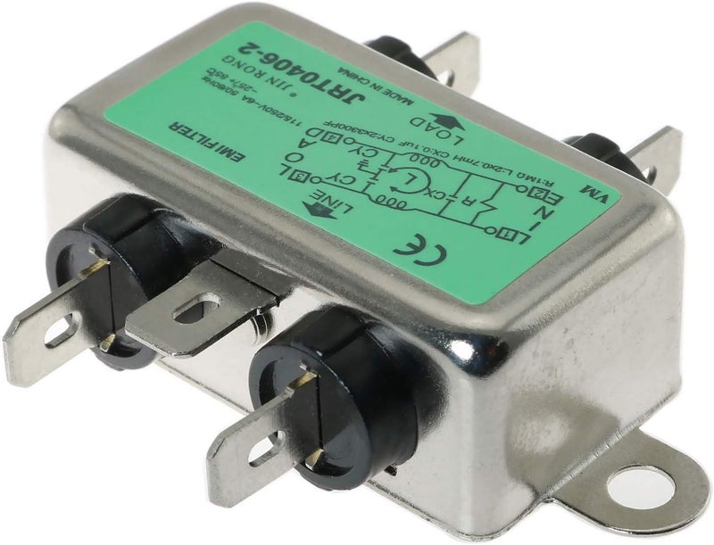 Eoutstanding Power Line Filter JR-L006-N AC 250V 6A Noise Suppressor Power EMI Filter - Image 3