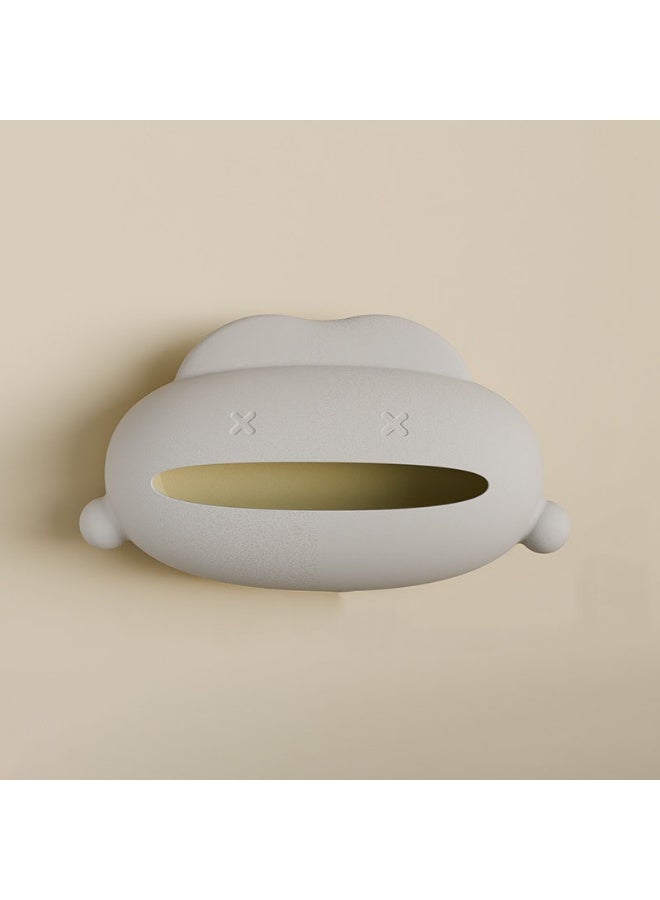 Trash Bags Storage Box, Garbage Bag Roll Dispenser, Self-adhesive Grocery Bag Holder, Wall Mounted Trash Bag Storage Holder for Kitchen Bathroom - Image 1