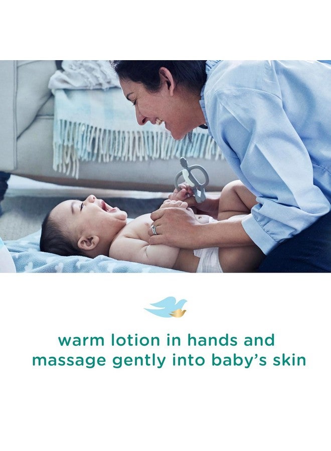 Dove Baby Lotion Sensitive Skin Care Bundle - Ultra-Gentle Face & Body Lotions for Newborns & Infants, 2 Hypoallergenic Scents, 1 Fragrance-Free, 13 Oz Ea - Image 3