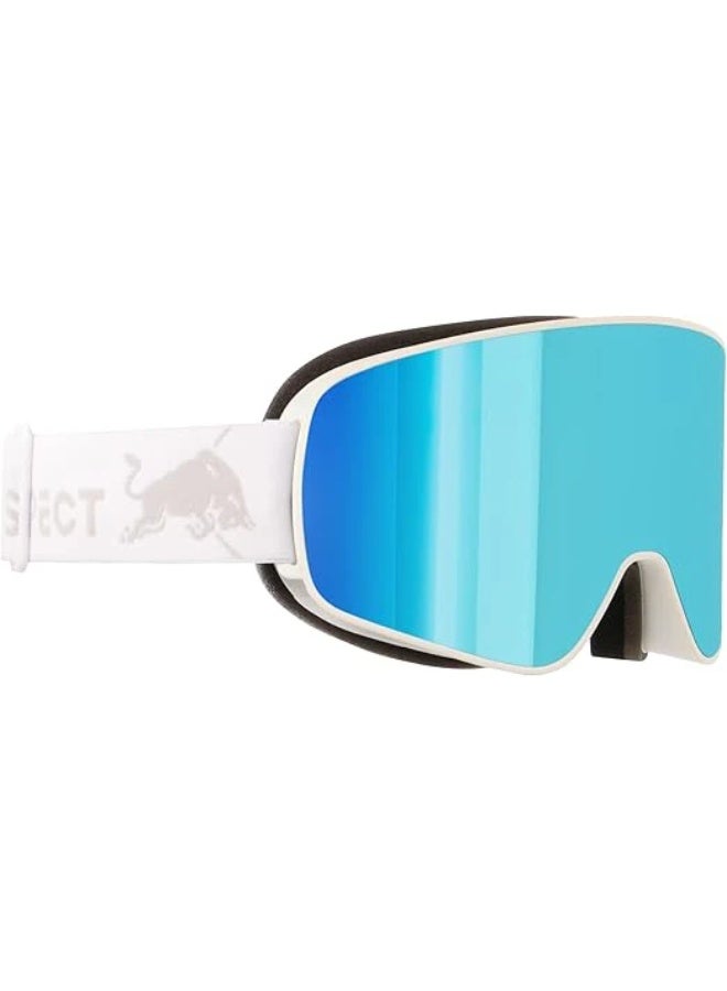 Red Bull Spect Eyewear Snow Goggle RUSH-15BL3_White Lens with Blue mirror - Image 3